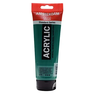 Image de Amsterdam Standard Series Acrylique Tube 250 ml Vert Permanent Foncé 619 (17126190)