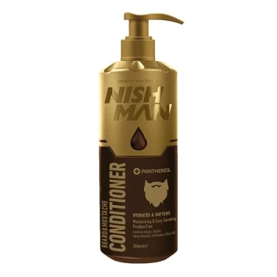 Image de NISHMAN Après shampoing pour barbe au panthénol 200 ml