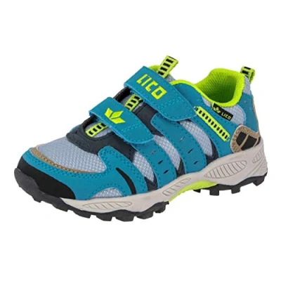 Image de Lico Fremont V Chaussures de Randonnée Basses, Bleu (Grau/Blau/Lemon Grau/Blau/Lemon), 40 EU
