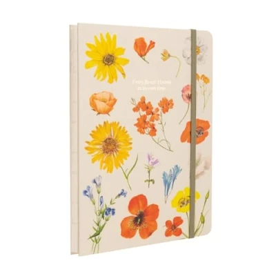 Image de Grupo Erik Carnet de Notes A5 Botanical Flower, Pages Pointillées, Couverture Rigide Notebook, Bullet Journal, Cahier Notes, Voyage