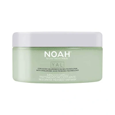 Image de Noah Yal Masque capillaire réparateur à l&#039;acide hyaluronique 200 ml Pour cheveux abîmés et secs