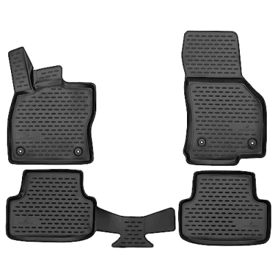 Image de Walser Tapis de Sol sur Mesure XTR en Caoutchouc Compatible avec Seat Leon (5F1) 2012 2021, St (5F8) 2020