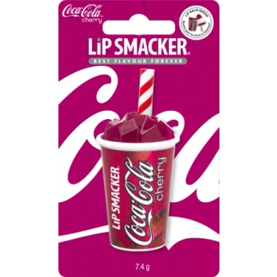Image de Lip Smacker Collection Canettes Coca Cola Baume à Lèvres Classique Canette Goût Cerise Cadeau Sucré pour vos Amis Emballage Individuel