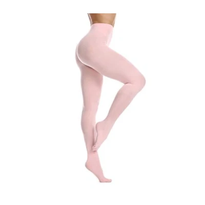 Image de Frola Seuls les collants pour femme 80 deniers opaques en microfibre douce, Rose, S M
