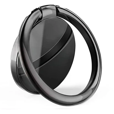 Image de YGKJ Anneau Support Téléphone, Rotation 360 Degrés Bague en Métal Compatible avec iPhone 13 Pro Max Mini 12 11 XS XR X 8, Huawei, Galaxy S10 S9 et Tous Les téléphones intelligents (Noir)