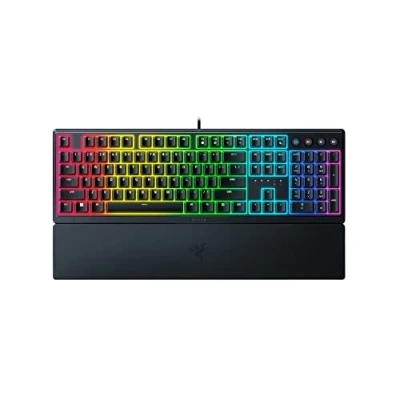 Image de Razer Ornata V3, Clavier Gaming à Membrane mécanique avec revêtement UV (Repose Poignet magnétique Soft Touch 10 Zones d&#039;éclairage Chroma RVB), UK Layout, Noir