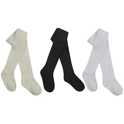 Image de Tick Tock Collants en Coton Riche Uni pour Filles 18 mois