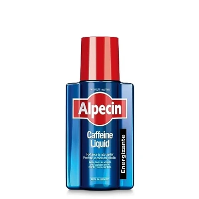 Image de Alpecin Caffeine Liquide 1 x 200 ml Lotion anti chute cheveux homme Traitement contre la de pour Traitements l&#039;alopécie areata androgénétique Produit éviter