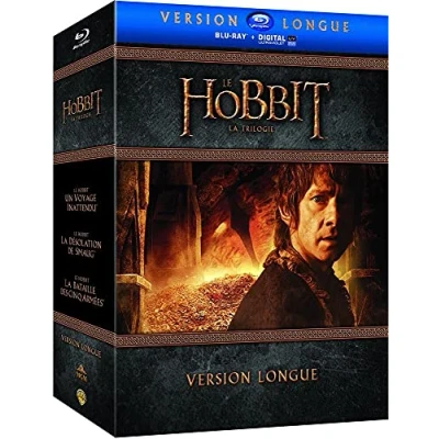 Image de coffret trilogie le Hobbit : un voyage inattendu ; la désolation de Smaug bataille des cinq armées