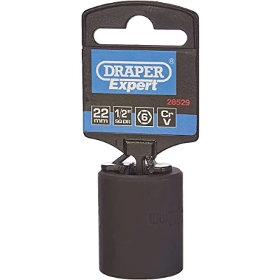Image de Draper 28529 Expert Douille à Choc carrée 22 mm 1/2&quot;