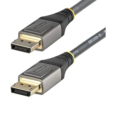 Image de StarTech.com Câble DisplayPort 1.4 Certifié VESA 1m 8K 60Hz HDR10 Vidéo Ultra HD 4K 120Hz Cordon Moniteur/Écran DP vers M/M (DP14VMM1M)