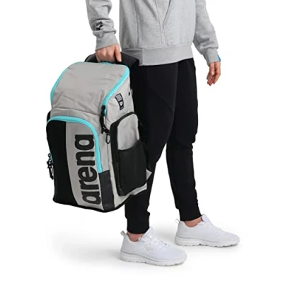 Image de arena Spiky III Sac à Dos 45L Natation, Mer, Gym et Loisirs de Sport, Voyage en Tissu Déperlant avec Épaulières Rembourrées, d&#039;École, 45 Litres