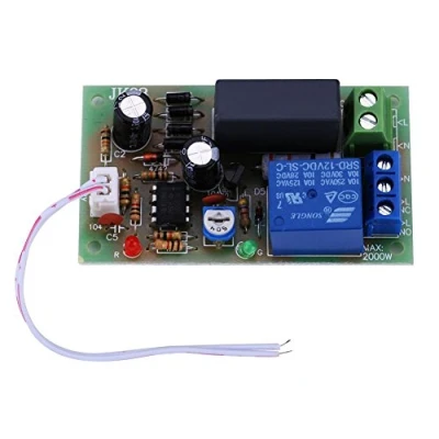 Image de Akozon AC 220V Module de Relais Minuterie Temporisationà Déclenchement d&#039;entrée/Sortie(1s 5min)