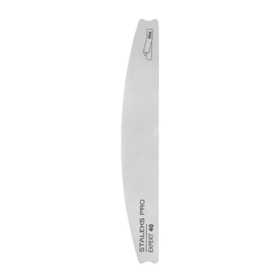 Image de STALEKS PRO Lot de 50 limes à ongles adhésives jetables en forme demi lune Expert Grain 100 (base métallique)