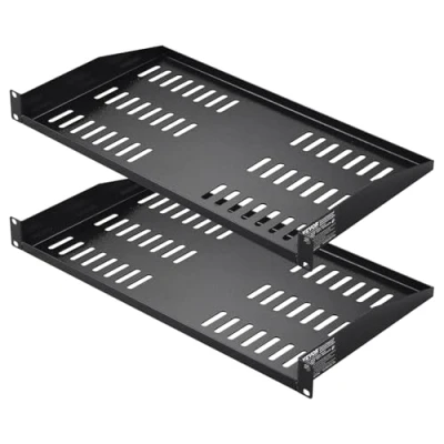 Image de VEVOR set van 2 1U plank serverkast 254 mm diepte netwerkkast serverrek