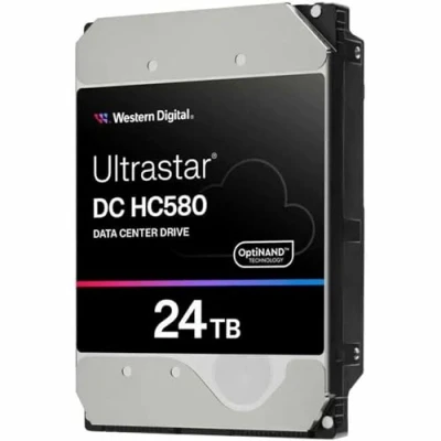 Image de WD Ultrastar DC HC580 WUH722424ALE6L4 Disque Dur 24To Interne 3.5&quot; (8.9 cm) SATA 6Gb/s 7200 TR/Min Tampon 512 Mo