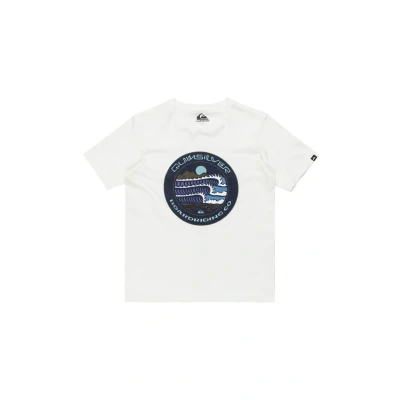 Image de Quiksilver EVO Three SEAS Tshirt imprimé pour enfants, Taille: 8a, White