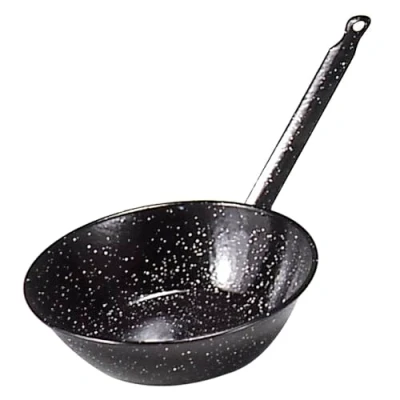Image de Garcima 5020049 Double Poêle Profonde avec Manche émaillé 24 cm