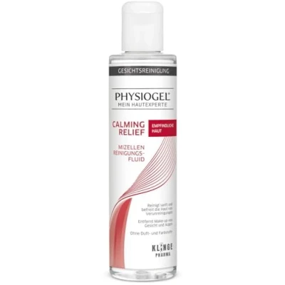 Image de PHYSIOGEL Calming Relief Micellaire Liquide Démaquillant 200 ml pour peaux sensibles Nettoyage doux du visage