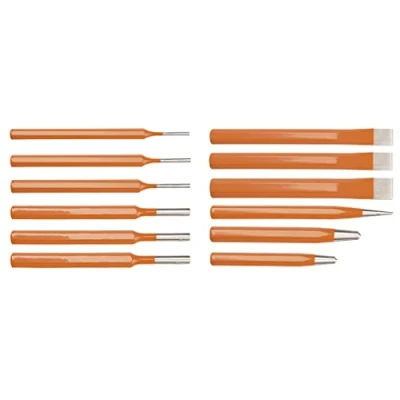 Image de NEO TOOLS 33 062 Ciseau + kit de poinçons 300 12 Acier chrome vanadium