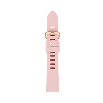 Image de Fossil Bracelet Intercheangeable pour Montres Unisexes, Largeur 20 mm, en Silicone, S201110