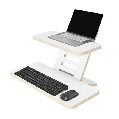 Image de Support pour bureau debout,Bureau debout,En bois,Support ordinateur portable,Support table debout,Pupitre,Support de bureau,Bureau debout réglable en hauteur