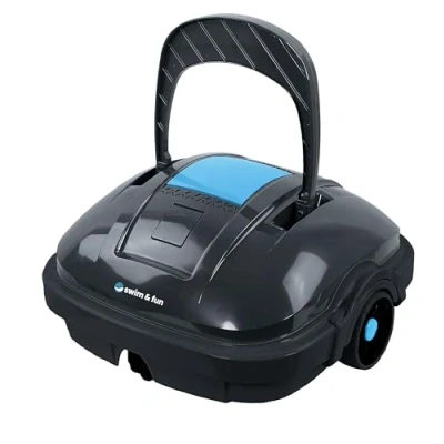 Image de Swim &amp; Fun Robot Piscine Marino : Nettoyage de sans Effort au Design Intelligent. Système Filtration Rapide Utilisation Facile. Découvrez la Claire en appuyant sur Un Bouton !