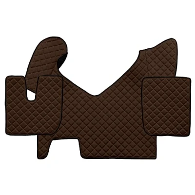 Image de F CORE Tapis de entierement Le Sol Camion compatibilité pour IVECO STRALIS Hi Way 01.13 12.16 AUTOMAT Marron