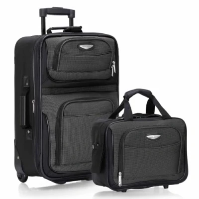 Image de Travel Select Amsterdam Bagage Vertical Extensible, Gris, 2 Piece Set, Extensible