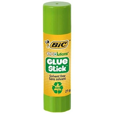 Image de BIC Lot de 3 Bâtons colle STICK ECOLUTION Glue 21g