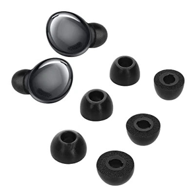 Image de kwmobile 6X Embout Compatible avec Samsung Galaxy Buds Pro Embouts de Rechange en Mousse pour Écouteurs 3 Tailles S M L Noir