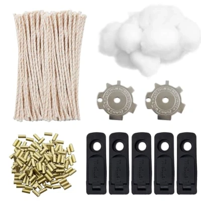 Image de Ensemble D&#039;accessoires pour Briquet à Essence 100 Pierres 50 Mèches 10 Joint 5 Coton 2 Tournevis Universelles Kit de Réparation La Plupart des Briquets