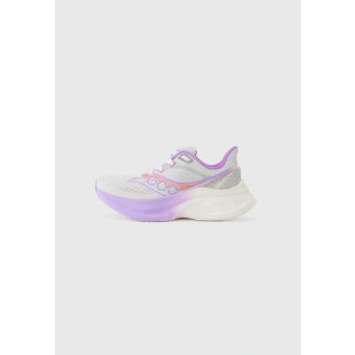 Image de Saucony Endorphin Speed 5 Chaussures de running, Femme, Taille: 42, White/crocus Tissu / matière synthétique