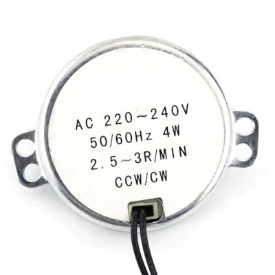 Image de VIFER 220 240V Moteur Synchrone, AC Synchrone Électrique Synchronisé à Courant Alternatif 4W CW/CCW, 2.5 3RPM