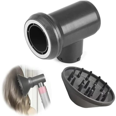Image de Diffuseur et Adaptateur pour Dyson Airwrap Styler QUMOX Blanc Accessoires sèche cheveux