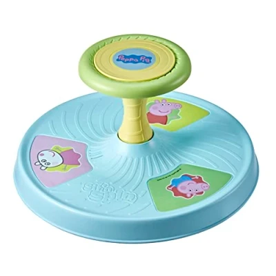 Image de playskool Peppa Pig, Siège toupie musical, jouet tournant classique pour tout petits, à partir de 18 mois (exclusivité Amazon), F2073