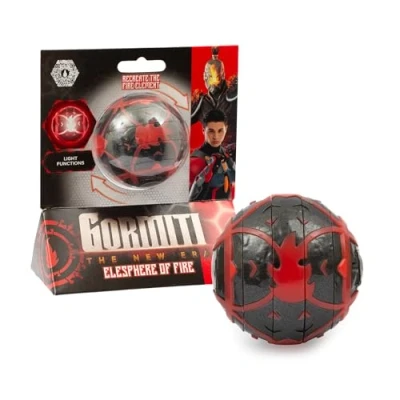 Image de Gormiti, 1 elesphère électronqiue, Effets Lumineux, Modèle Feu, pour Enfants à partir de 4 Ans, GRV011, Multicouleur