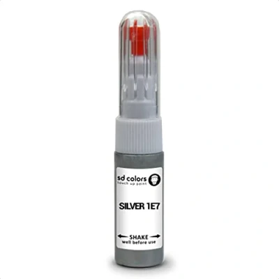 Image de SD COLORS Kit de réparation pour stylo retouche peinture Argenté 1E7 20 ML