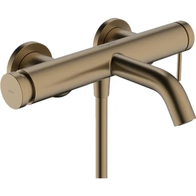 Image de hansgrohe Tecturis S Mitigeur baignoire apparent, Robinet 2 sorties, monocommande, Bronze brossé, 73422140