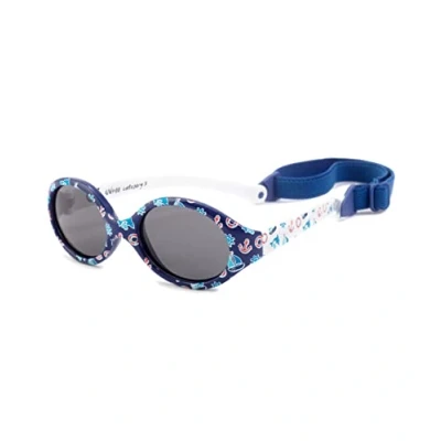 Image de Kiddus Lunettes Soleil Polarisées pour Nouveau né, Bébé, Fille, Garçon. A partir de 0 mois. Protection solaire UV400. Sans BPA. Bande élastique amovible. Flexibles, Résistantes aux Chocs
