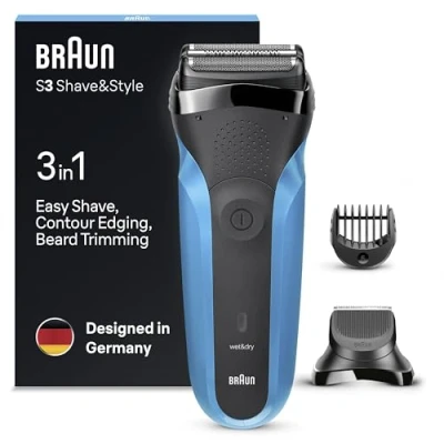 Image de Braun EasyClick Rasoir Électrique Barbe, Accessoire Compatible avec la Nouvelle Génération Series 5, 6 et 7, Noir