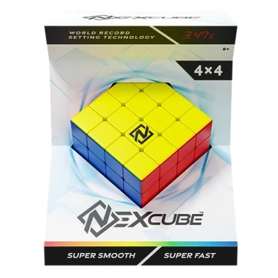 Image de Nexcube Cube 4x4 pour Enfants dès 8 ans Jeu de Casse Tête Rapidité et Réflexion Rotation Facile Coins Arrondis SpeedCube Défi Amusant en Famille Puzzle 1 joueur