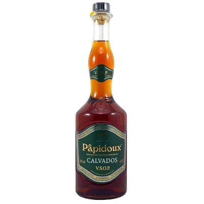 Image de Papidoux Calvados VSOP à base de pommes Normandie (1 x 0,7l) affiné pendant cinq ans avec un goût doux et élégant
