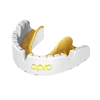 Image de Protège dents auto ajustable Opro Gold Braces
