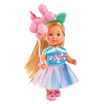 Image de Simba 105733474 Poupée Evi Love Balloon dans Une Jolie Robe avec nœud Les Cheveux et Le Ballon, il ne s&#039;agit Que d&#039;un Article