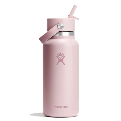 Image de Hydro Flask 32oz / 946ml Wide Mouth + Flex Straw Cap Bouteille d&#039;eau
