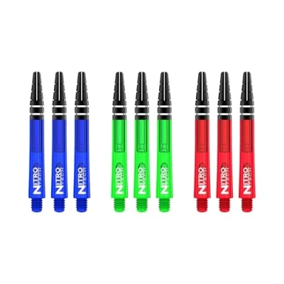 Image de RED DRAGON Nitrotech Tige de Fléchettes à Moyen Multipack 2 3 Ensembles par Paquet (9 Tiges Flechettes au Total)