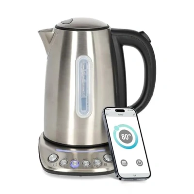 Image de Bouilloire électrique NEDIS KAWK8000WIFI 1,7L Wifi Acier inoxydable 2200W