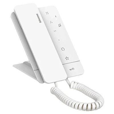Image de Bticino 344292 Poste Intérieur Audio Classe 100 avec Combiné, Blanc