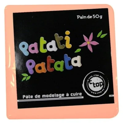 Image de MÉGACRÉA Pâte polymère à Modeler Patati Patata Pêche 50 g